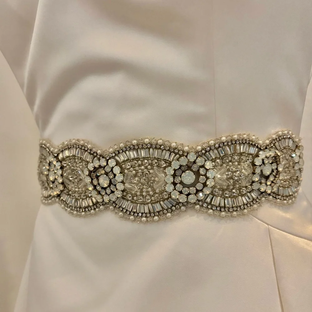 100% Genuine Swarovski Crystal Bridal Belt
